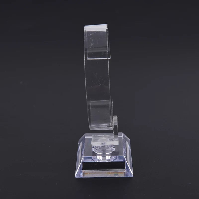 Transparent Plastic Watch Display Stand – Wristwatch Holder Rack Watch Display Stand PLUSH