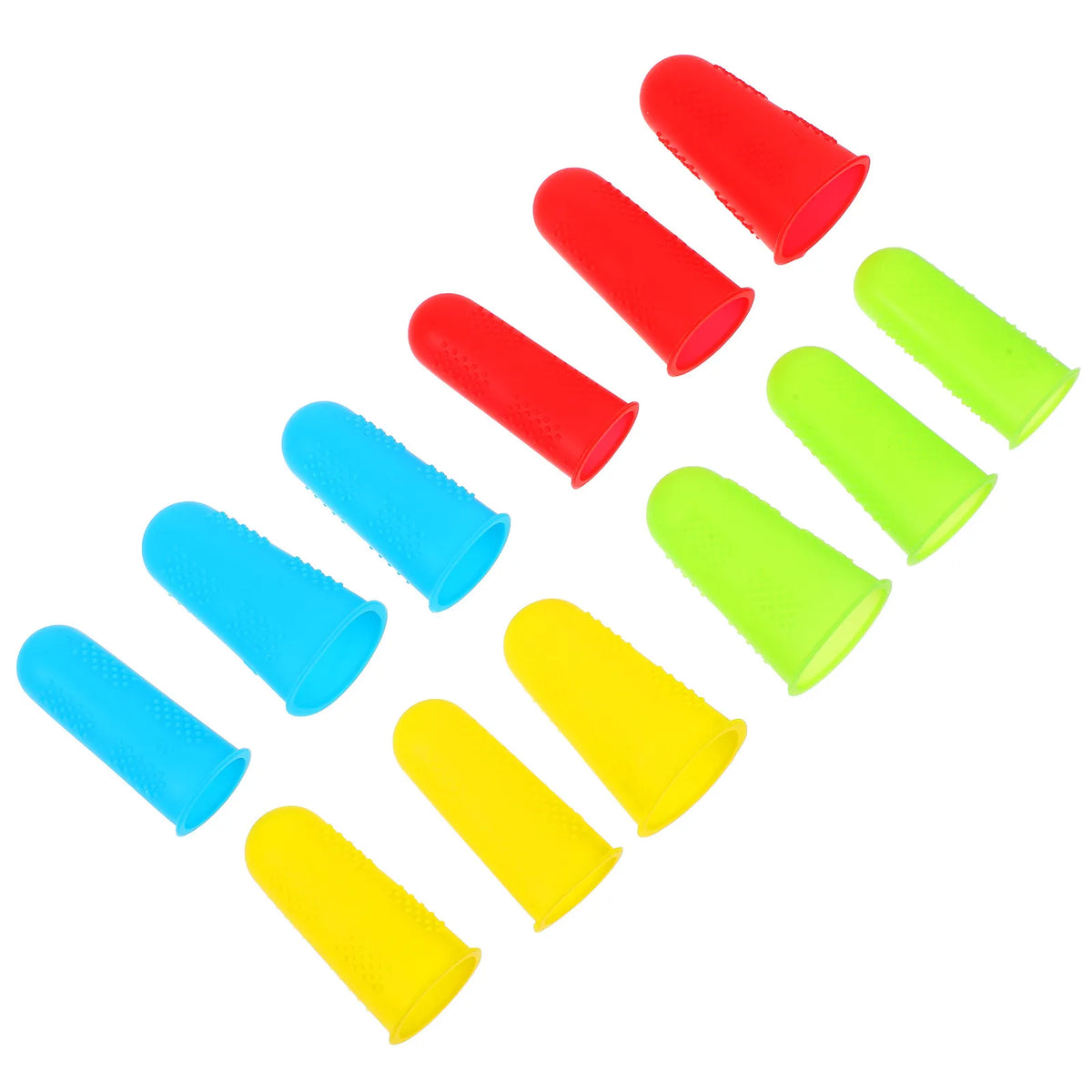 12pcs Silicone Fingertip Covers – Heat-Resistant Finger Guards Silicone Finger Guards PLUSH