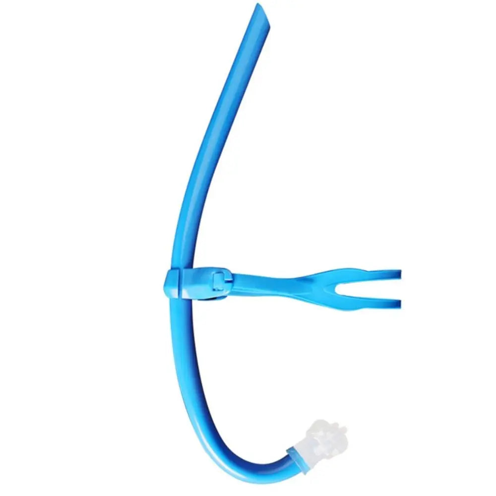 Silicone Front Swimmer Snorkel – Adjustable Swim Training Swim Training Snorkel PLUSH light blue