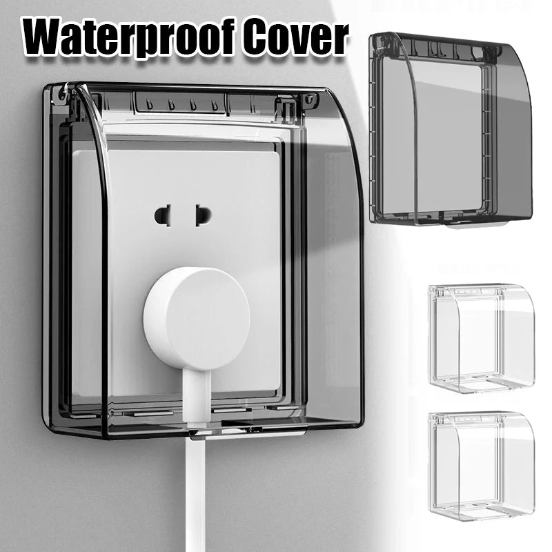 Waterproof Self-Adhesive Outlet Cover – Kids Safety Socket Protector Outlet Safety Cover PLUSH