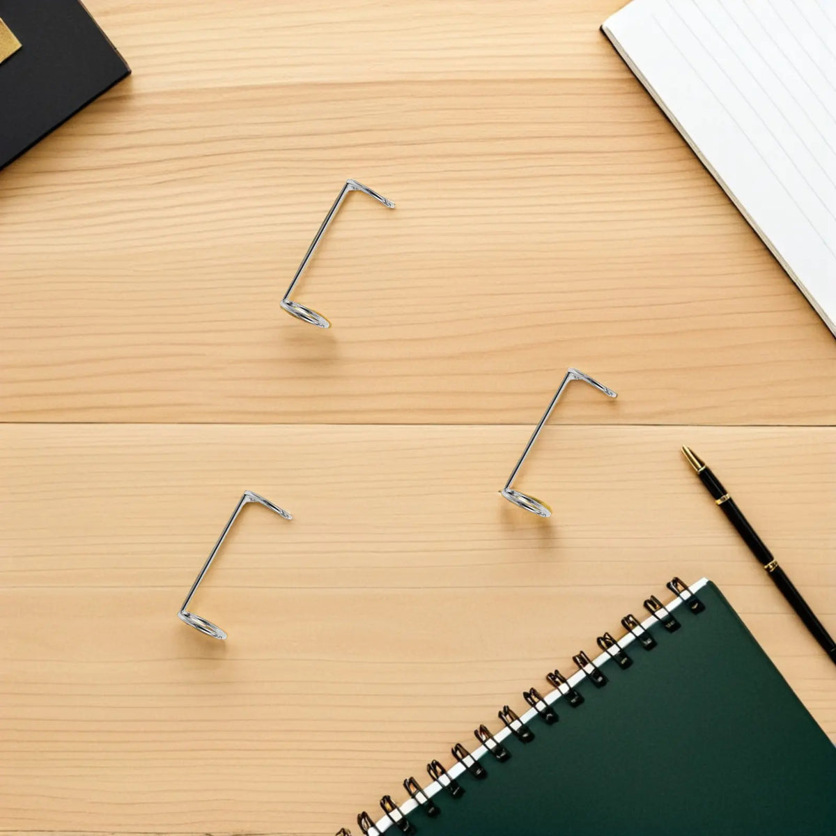 4Pcs Metal Snap Binder Rings – Heavy Duty Loose Leaf Book Rings Binder Rings PLUSH China Mainland