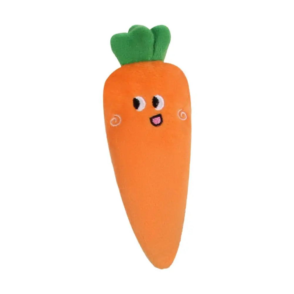 Baby Plush Fruit Soothing Toy – Soft Hand-Held Carrot Banana Baby Plush Toy PLUSH A