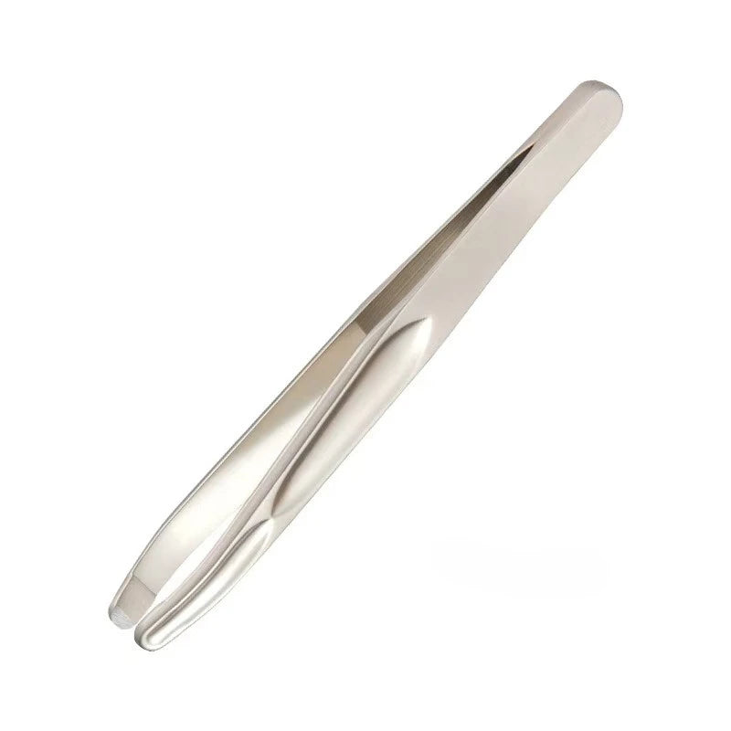 Stainless Steel Round Tip Tweezers – Eyebrow & Beard Grooming Eyebrow Tweezers PLUSH Gold