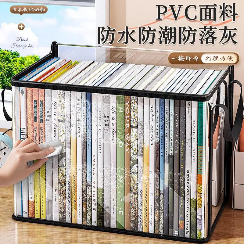 Clear PVC Organizer Box Flip Lid – Multi-Purpose Storage PVC Storage Box PLUSH