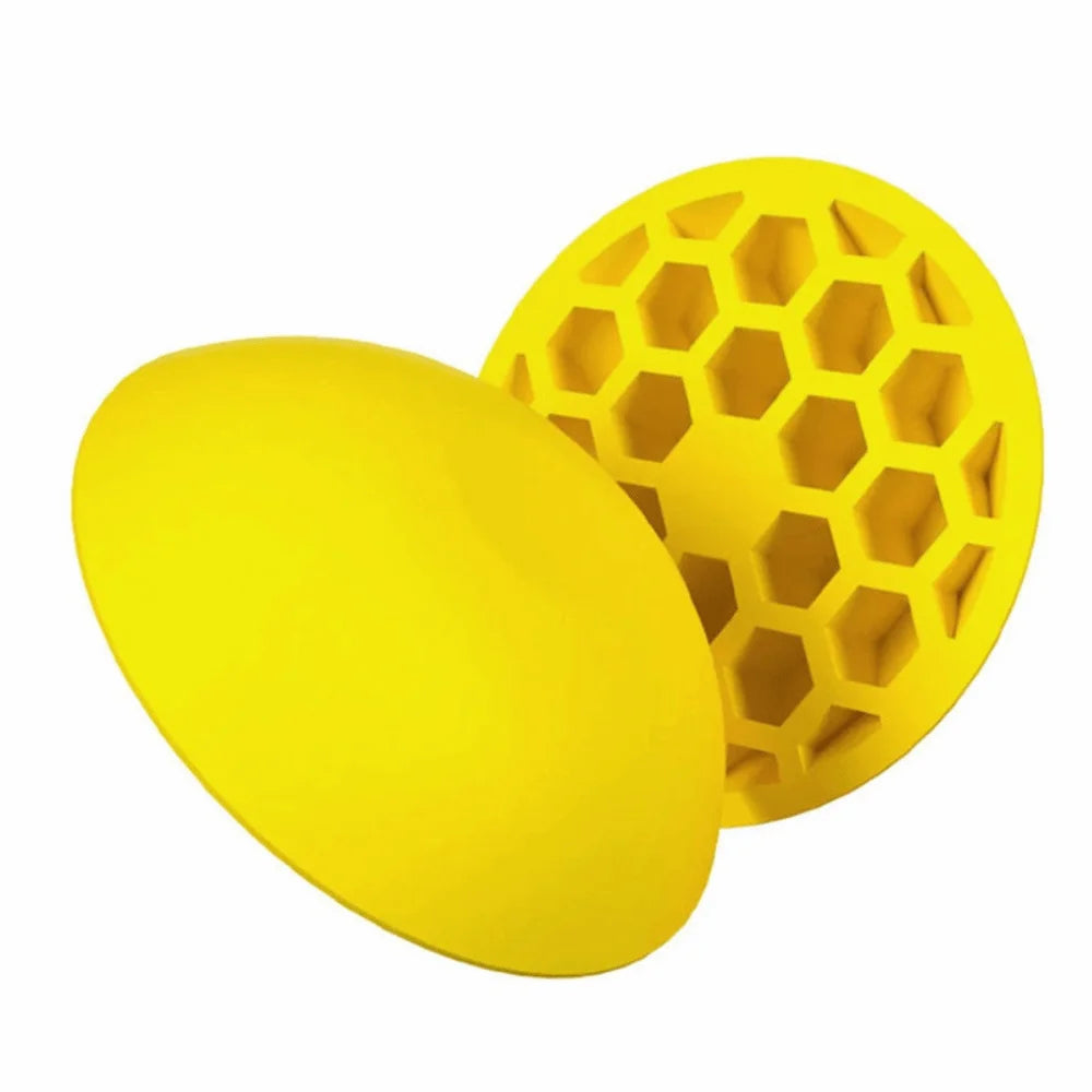 Rubber Golf Swing Force Plates – Balance & Posture Training Aid Golf Training Aid PLUSH Yellow