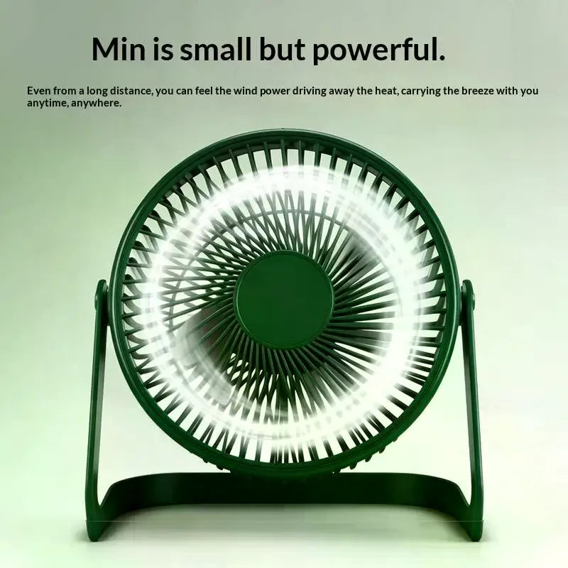 Portable Mini USB Desktop Fan – Quiet Cooling for Home & Office USB Desktop Fan PLUSH