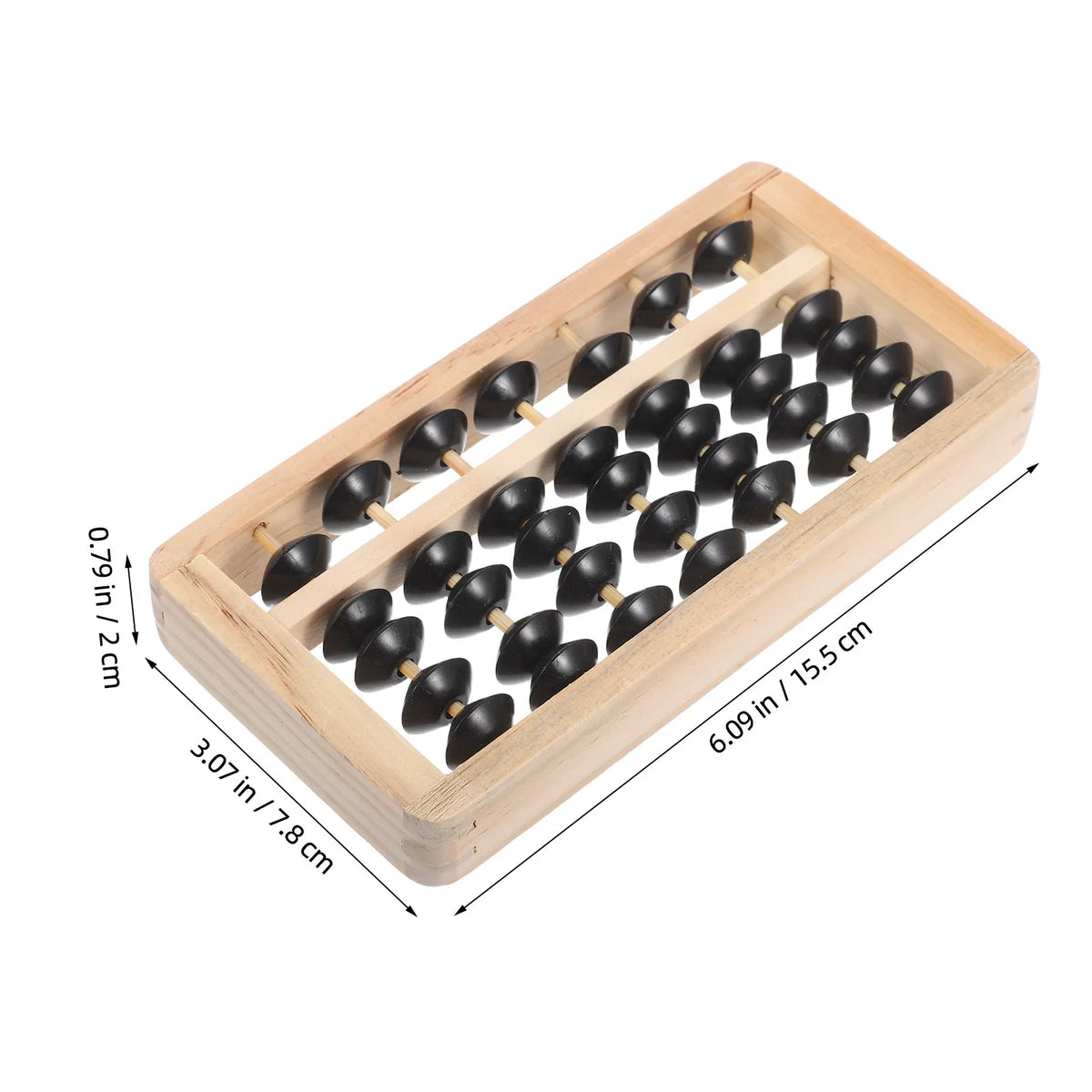 Mini Wooden Abacus Ornament – Math Teacher Gift & Desk Decor Wooden Desk Ornament PLUSH