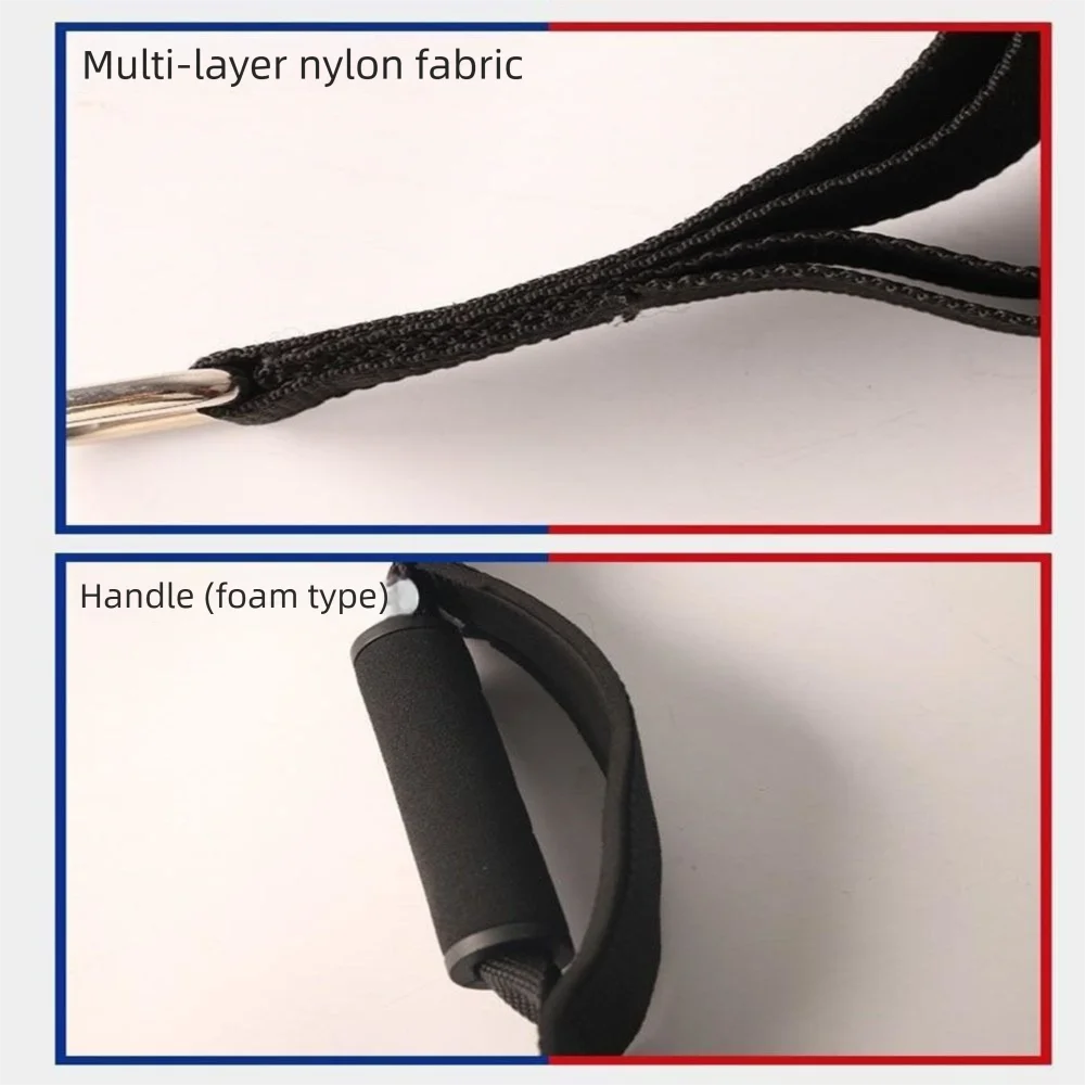 Tricep Pull Down Rope – Anti-Slip Neoprene Foam Grip Cable Rope Attachment PLUSH