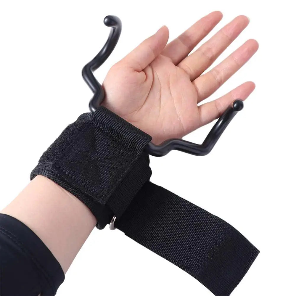 Weight Lifting Grip Hooks – Adjustable Wrist Support Straps Weightlifting Grip Hooks PLUSH