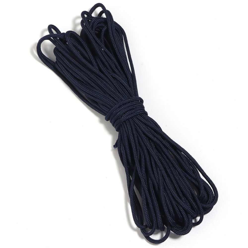 10 Yards 2mm Polyester Braided Rope – DIY Drawstring Cord Braided Craft Cord PLUSH navy blue