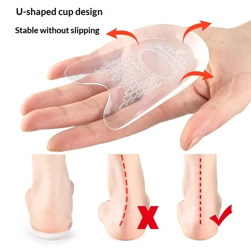 Silicone Gel Forefoot Cushion Pads – Anti-Slip Shoe Inserts 1 Pair Forefoot Shoe Inserts PLUSH