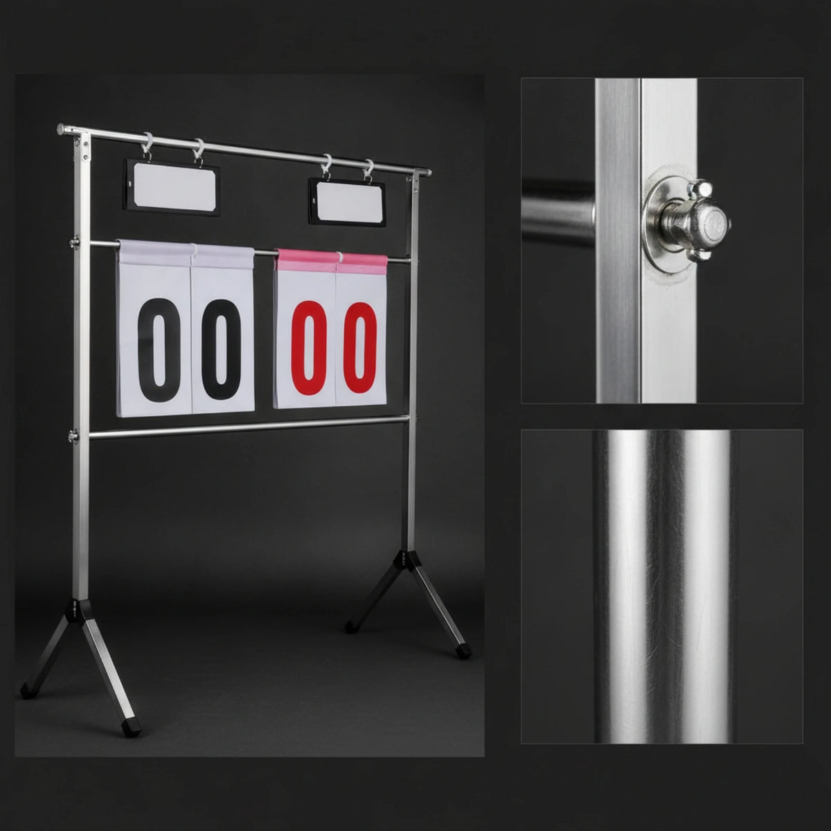 Flip Scoreboard with Stand – Portable Manual Scoring Board Manual Flip Scoreboard PLUSH