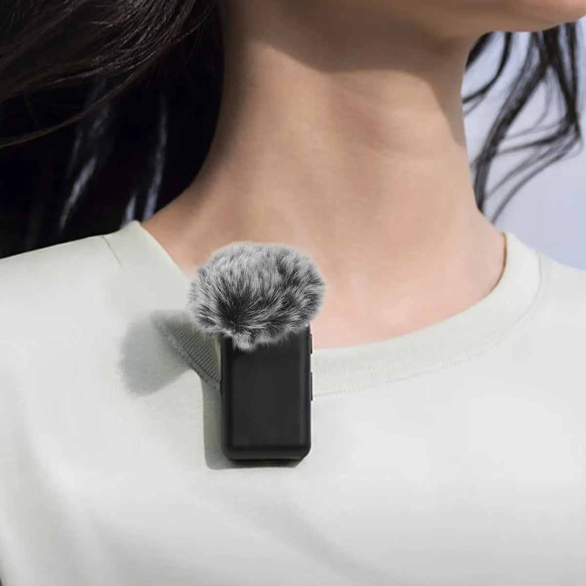 Furry Mic Windscreen Cover – Small Pop Filter Wind Muff Microphone Windscreen PLUSH