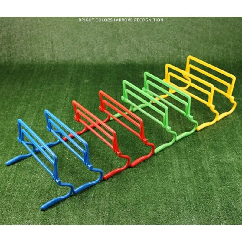 Foldable Adjustable Agility Hurdles – Soccer Football Training Agility Training Hurdles PLUSH