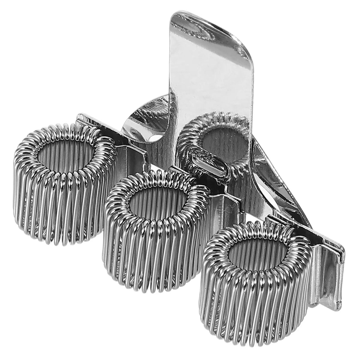 3-Pack Metal Spring Pen Clip Holders for Notebooks & Folders Pen Clip Holder PLUSH