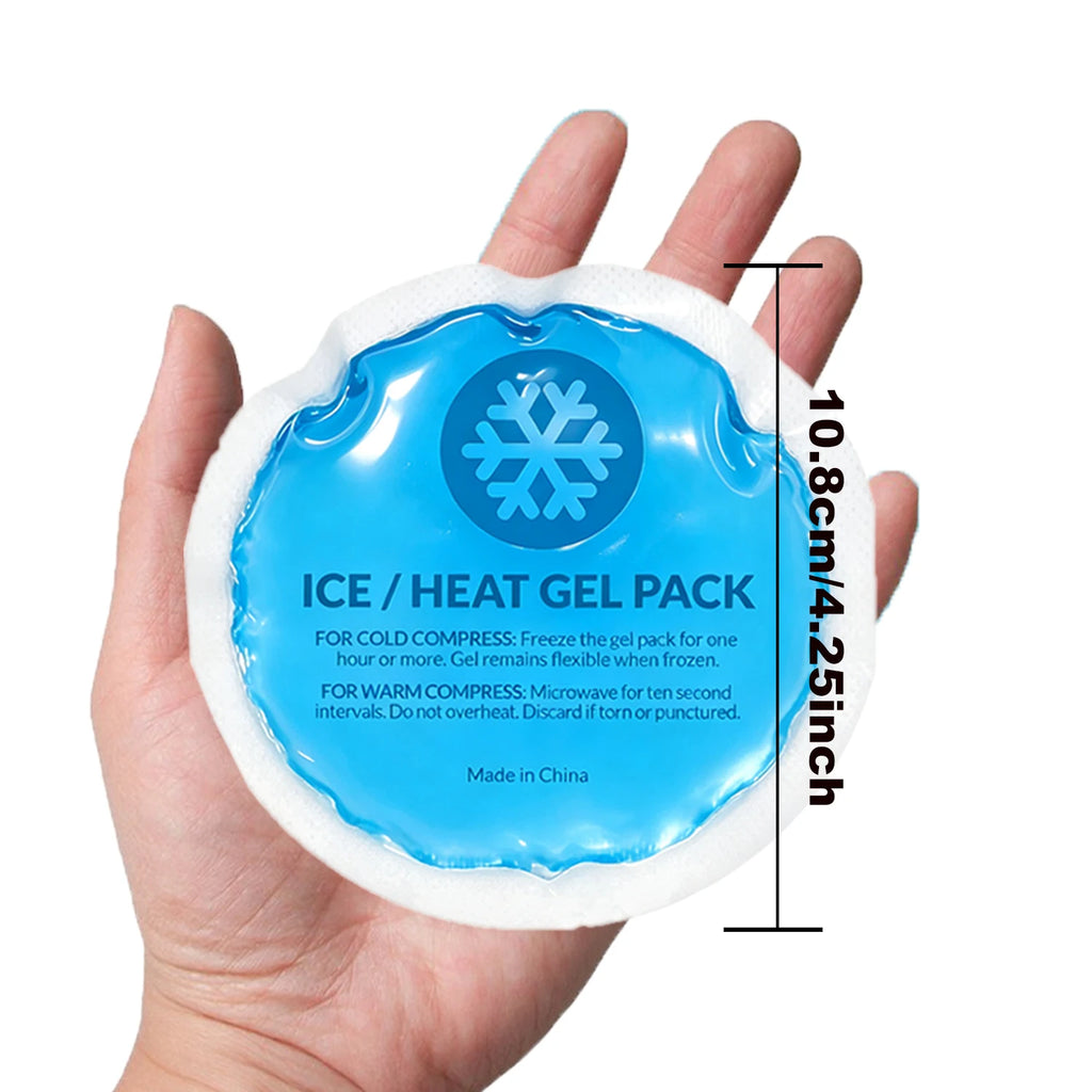 Reusable Gel Ice Pack – Hot & Cold Compress with Cloth Backing Hot Cold Gel Pack PLUSH