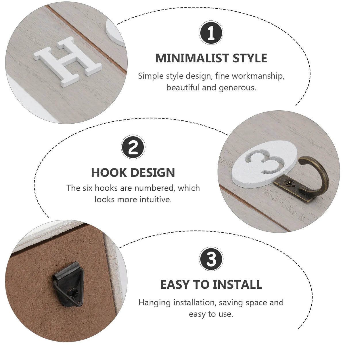 Wall Mounted Key Box – Nordic Decorative Key Organizer Wall Key Organizer PLUSH