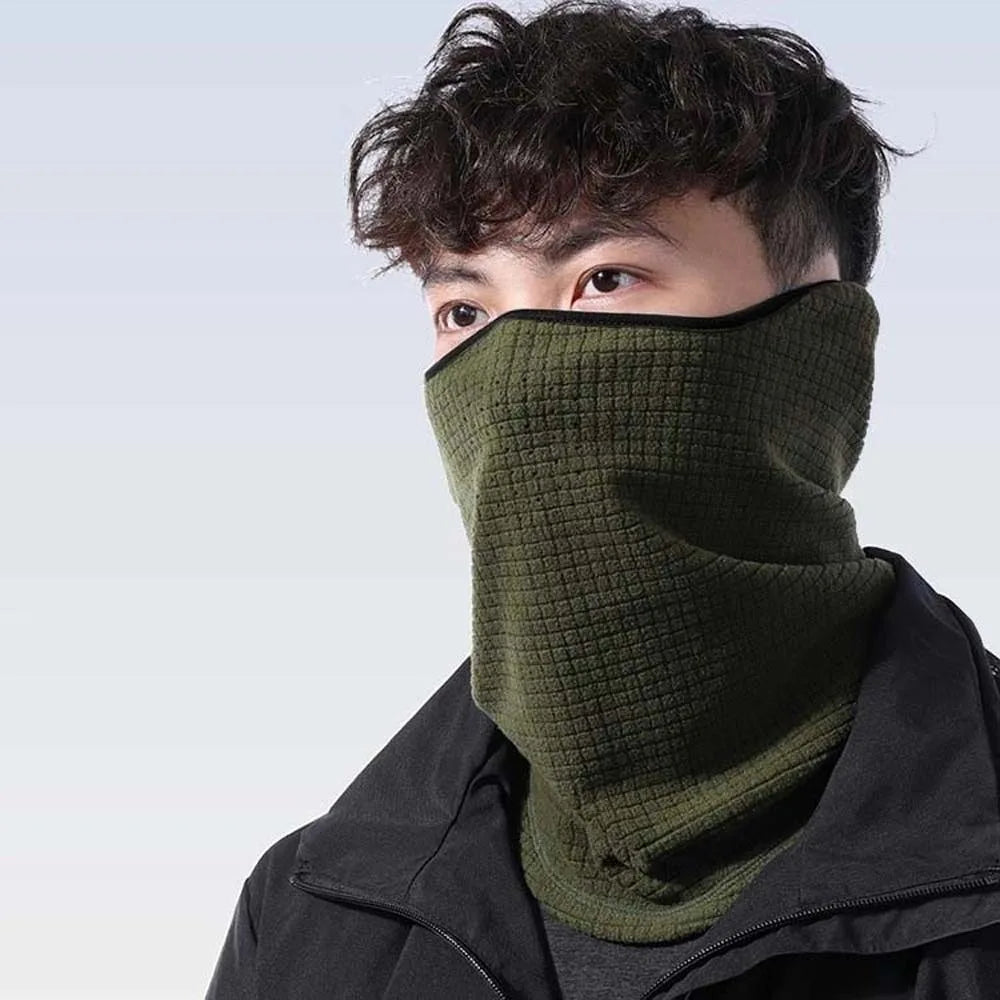 Windproof Fleece Neck Warmer Snood – Thermal Face Mask Fleece Neck Warmer PLUSH
