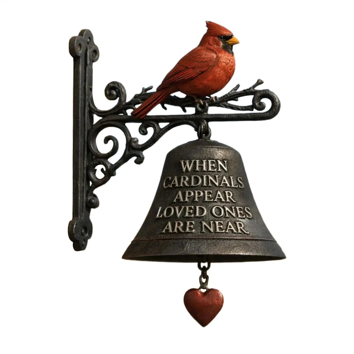 Red Bird Wind Chime Door Hanger – Retro Decorative Bell Decorative Wind Chime PLUSH