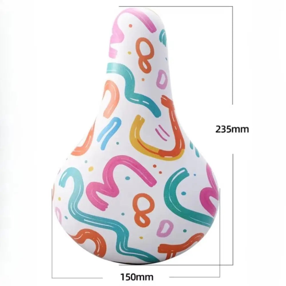 Kids Cartoon Bicycle Saddle – Soft PU Foam Bike Seat Kids Bike Saddle PLUSH
