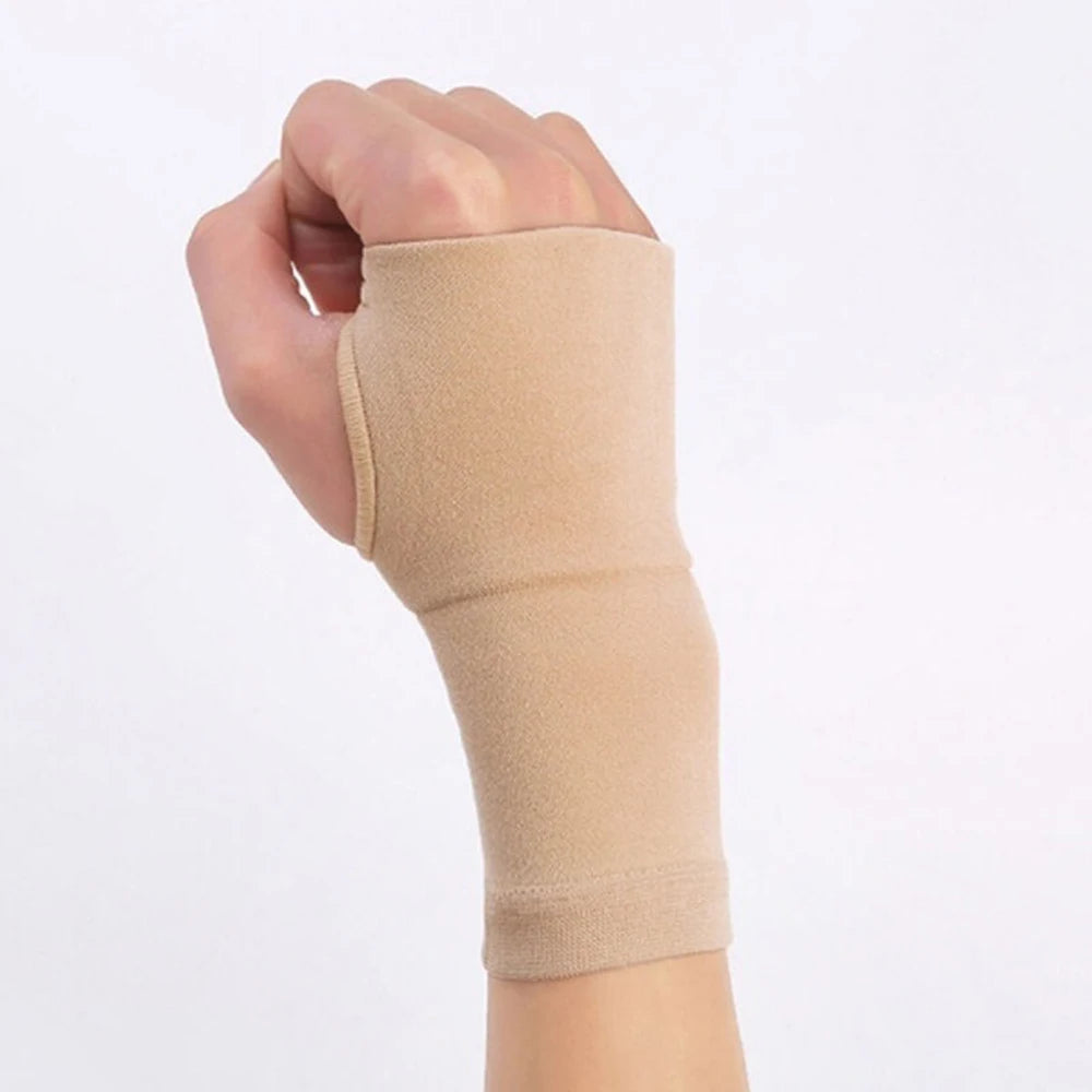 Nylon Elastic Compression Wrist Support Gloves & Thumb Brace Wrist Support Glove PLUSH