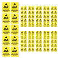 80pcs Anti-Static Warning Stickers | Electrostatic Safety Labels Safety Warning Labels PLUSH Default Title