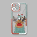 Christmas iPhone Case | Festive Shockproof Soft Cover Holiday Phone Case PLUSH -3 For iPhone 13