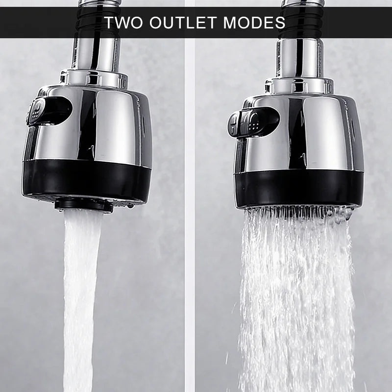 Kitchen Faucet Flexible Outlet Pipe Metal Universal Joint Sprayer Faucet Sprayer Accessory PLUSH