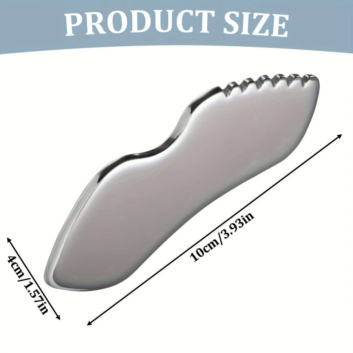 Stainless Steel Gua Sha Board – Facial & Body Massage Tool Gua Sha Massage Tool PLUSH