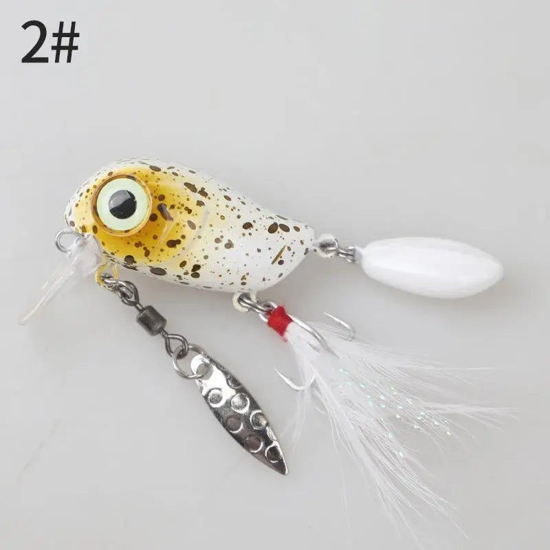 Metal Spinner Spoon Fishing Lure 3.8cm 5g – Trout & Bass Spinner Fishing Lure PLUSH A2