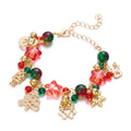 Christmas Tree Snowflake Bracelet – Adjustable Glaze Bangle Fashion Bracelet PLUSH Style 5