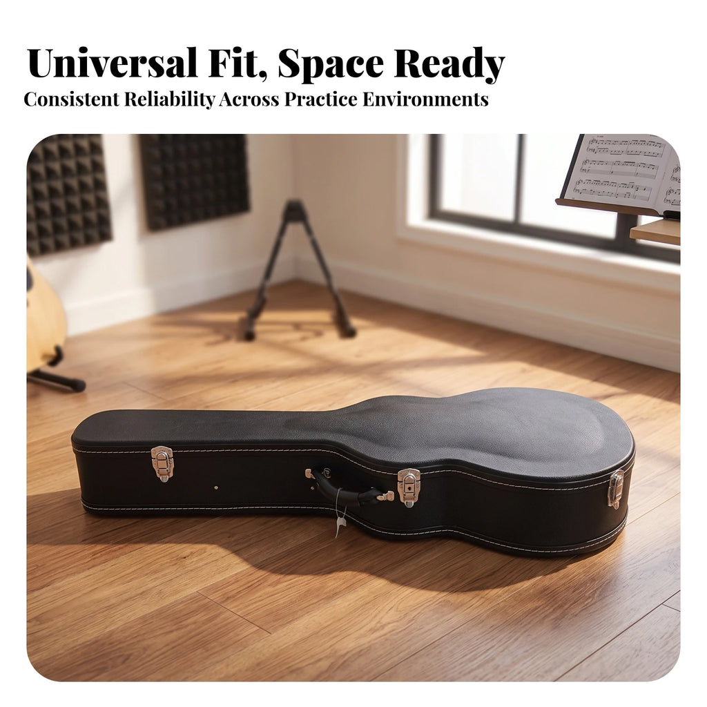 Hardshell Acoustic Guitar Case – Waterproof 42/43 Inch Hardshell Guitar Case PLUSH