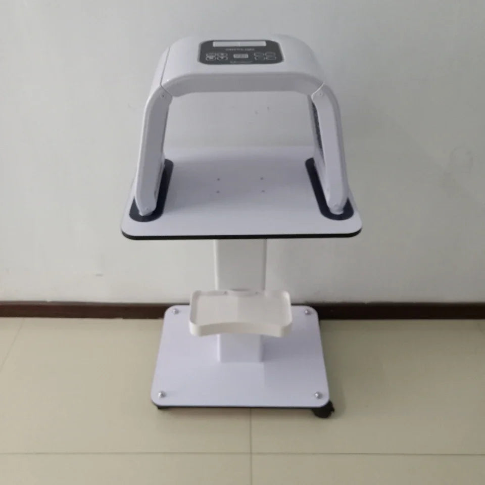 Rolling Salon Trolley Cart with Wheels | Adjustable Spa Stand Salon Trolley Cart PLUSH