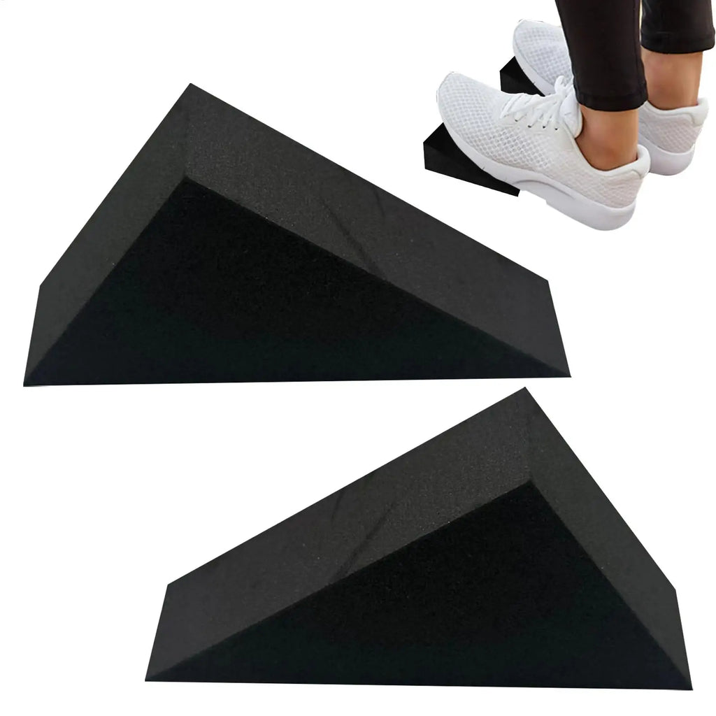 2-Pack EVA Squat Wedge Blocks – Yoga Slant Board & Stretch Squat Wedge Blocks PLUSH