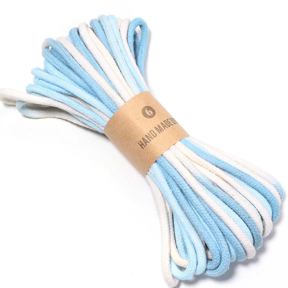 4mm Gradient Tie Dye Cotton Macrame Cord 10 Yards – DIY Craft Macrame Cord PLUSH 09