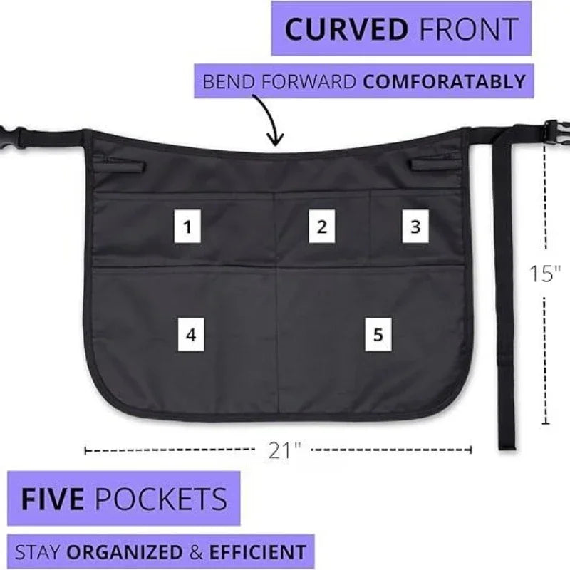 Waterproof Barber Apron – Black Professional Hairdresser Apron Hairdresser Apron PLUSH