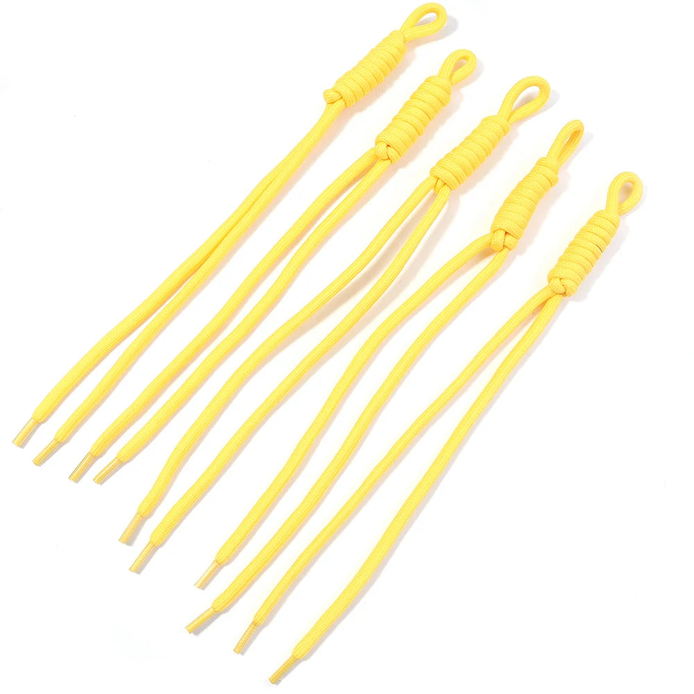 5pcs Braided Nylon Lanyard Keychain Cord – DIY Craft Supplies Braided Lanyard Cord PLUSH Yellow 24-28cm