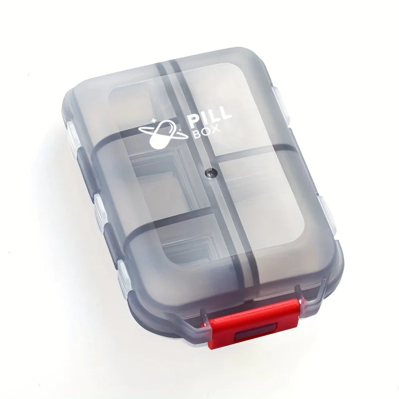 Portable Clear Plastic Storage Box – Jewelry, Vitamins & More Portable Storage Box PLUSH grey XLARGE