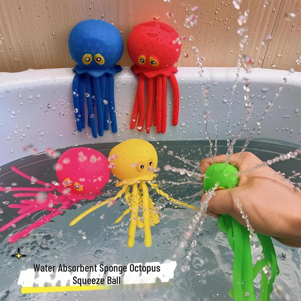Octopus Water Squirt Bath Toy for Kids – Fun Squeeze Toy Kids Bath Toy PLUSH