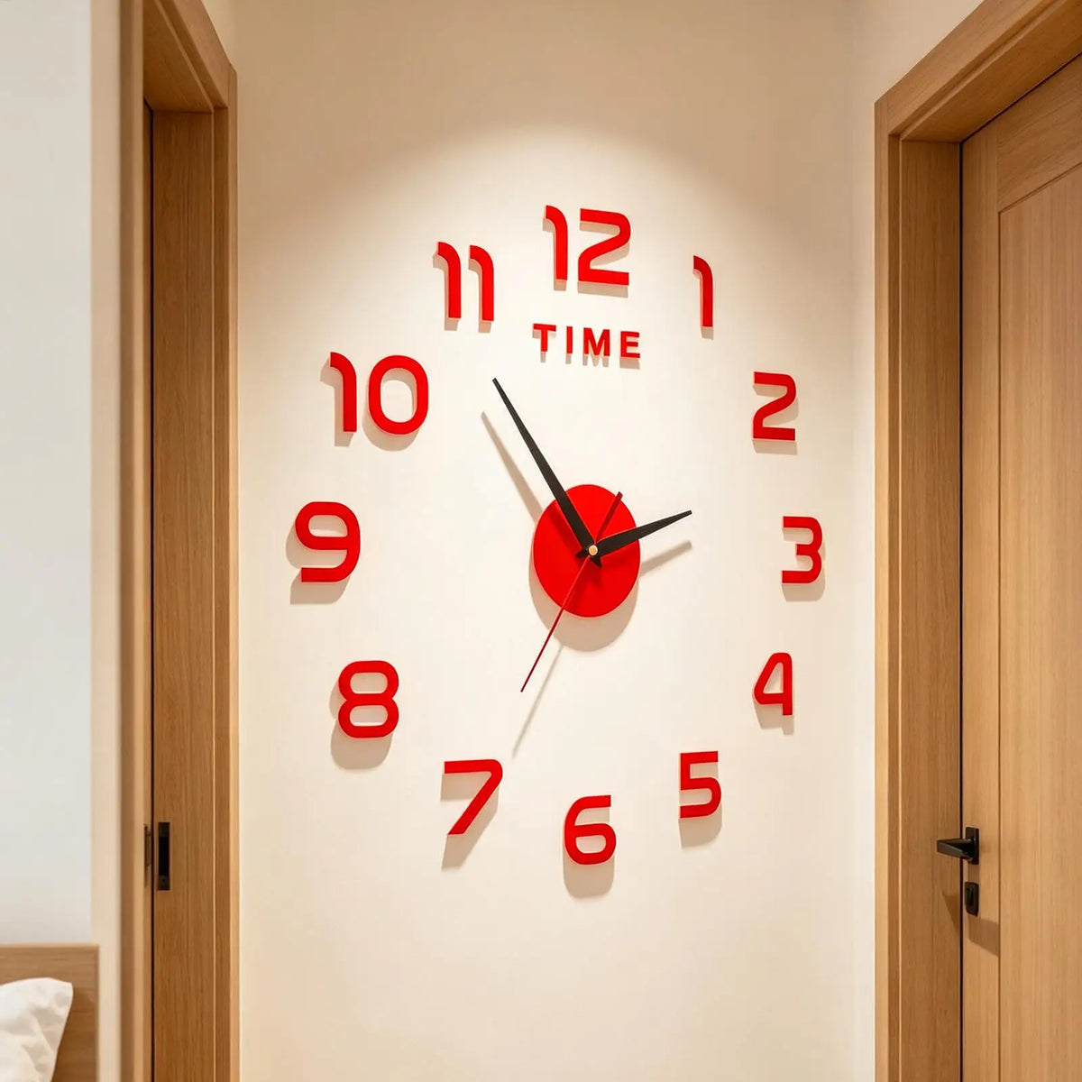 Acrylic Frameless DIY Wall Clock – Silent Modern Home Decor Decorative Wall Clock PLUSH