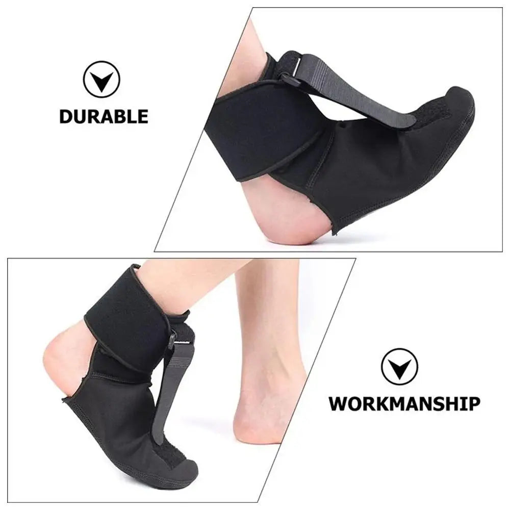 Adjustable Drop Foot Orthosis Brace | Compression Splint Sock Foot Drop Brace PLUSH