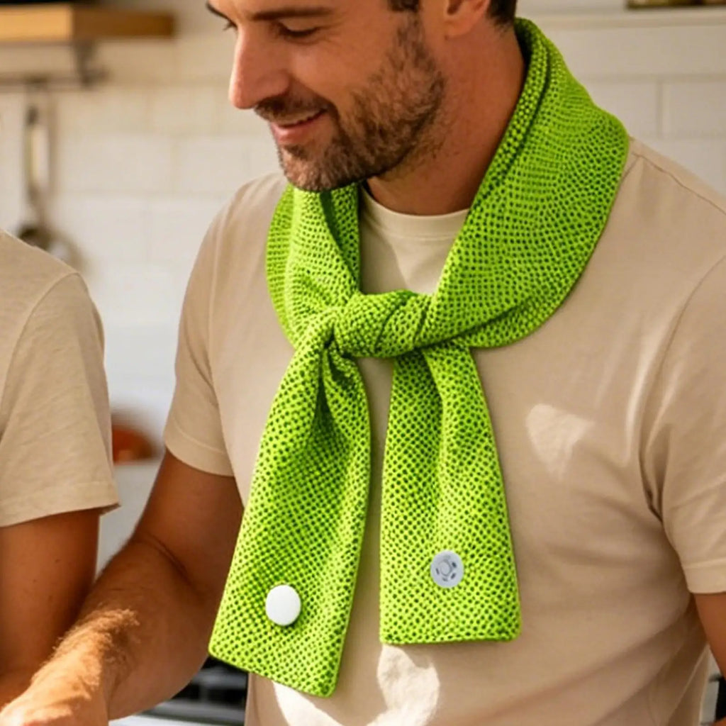 Cooling Neck Scarf Set of 4 – Ice Towel for Outdoor Sports Cooling Neck Scarf PLUSH