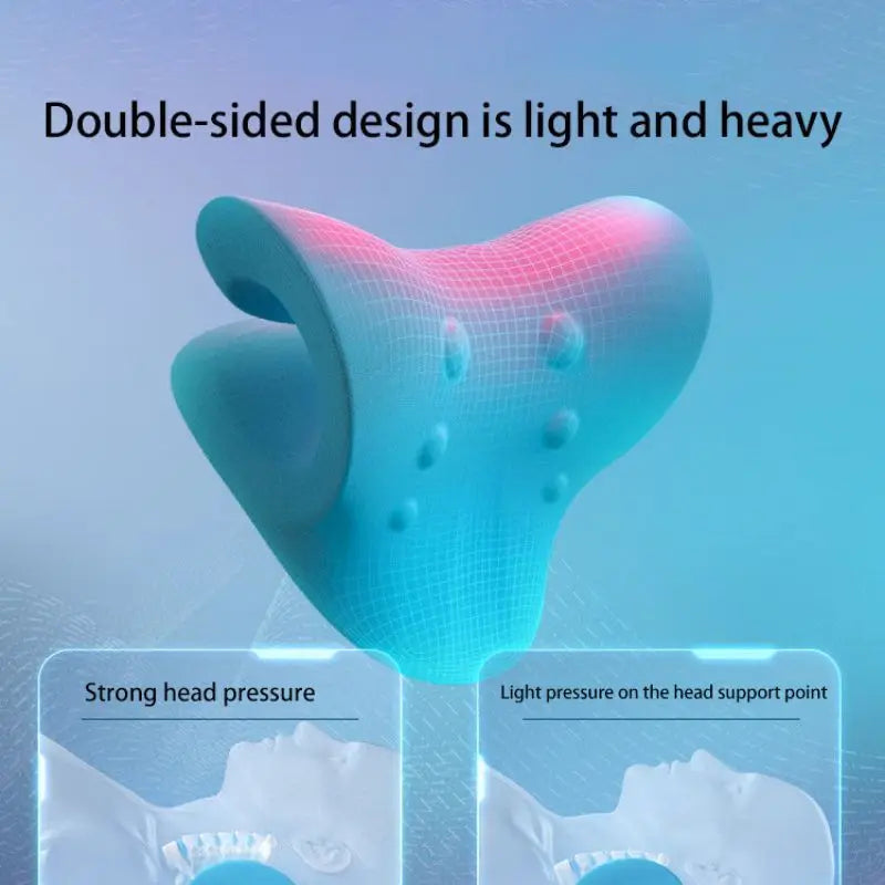Cervical Traction Neck Massage Pillow – Neck & Shoulder Relaxer Cervical Traction Pillow PLUSH