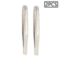 Stainless Steel Round Tip Eyebrow Tweezers | Precision Grip Eyebrow Tweezers PLUSH Gold 2 pcs