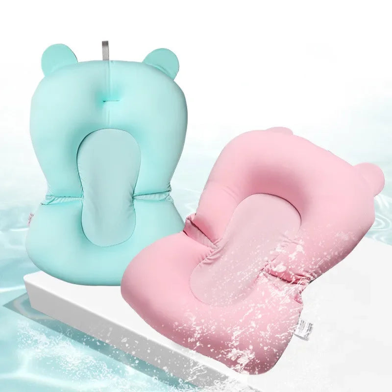 Foldable Baby Bath Seat Support Mat – Anti-Slip Cushion Baby Bath Support Mat PLUSH