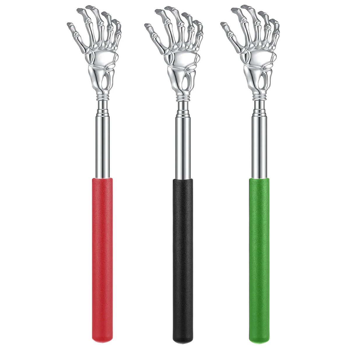 Telescoping Back Scratcher Long Reach Stainless Steel Claws Back Scratcher PLUSH 3PCS
