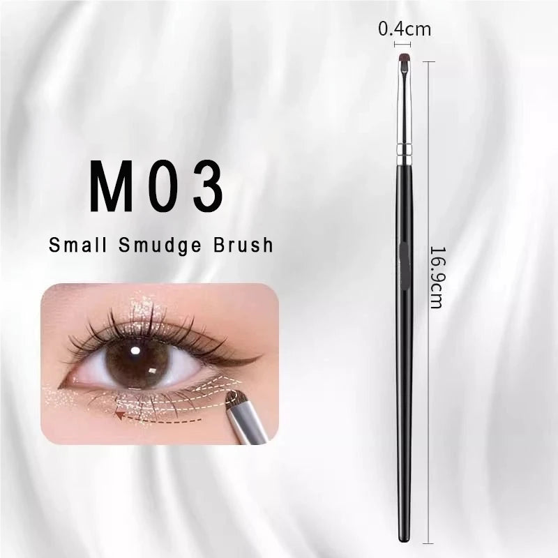PLUSH Horse Hair Eye Detail Brush – Precision Eye Makeup Eye Makeup Brush PLUSH M03
