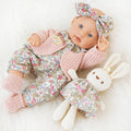 30cm Lifelike Reborn Baby Doll – Realistic Vinyl Full Body Gift Reborn Baby Doll PLUSH Pink