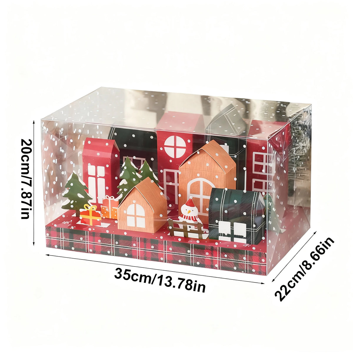 25pcs Christmas Advent Calendar Boxes – Snowman Candy Gift Set Advent Calendar Boxes PLUSH Type B Empty Box M