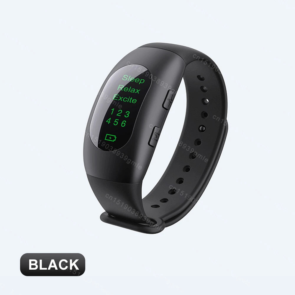 MERALL CES Microcurrent Sleep Aid Watch – 3 Modes, 6 Levels Sleep Aid Device PLUSH Black